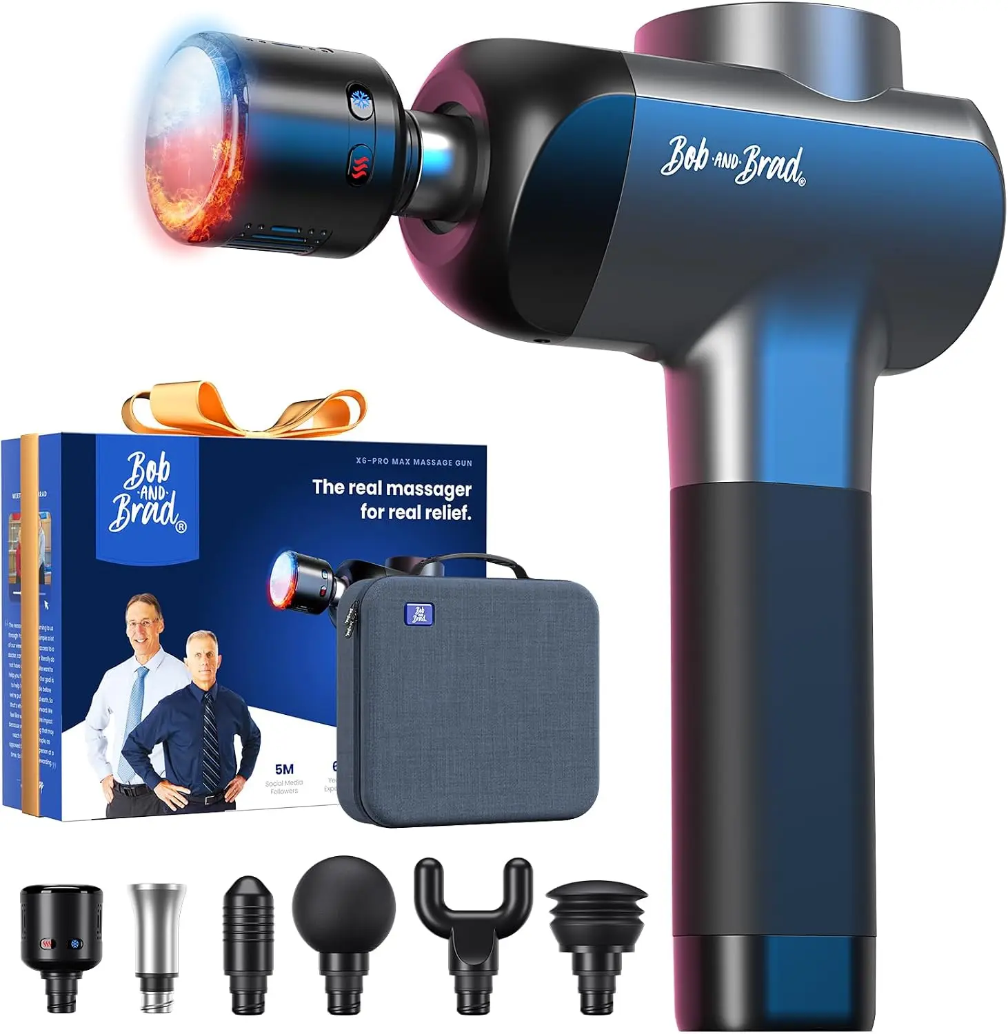 Deep Tissue Massage Gun with Heat and Cold Therapy