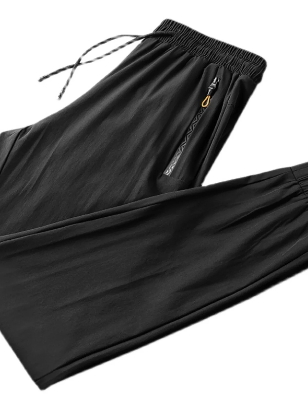 Men's Zipper Open-crotch Pants, Ice Silk Quick-drying Sweatpants, in-car Dating Convenience Pants, Free of Outdoor Gear, Fun, Ai