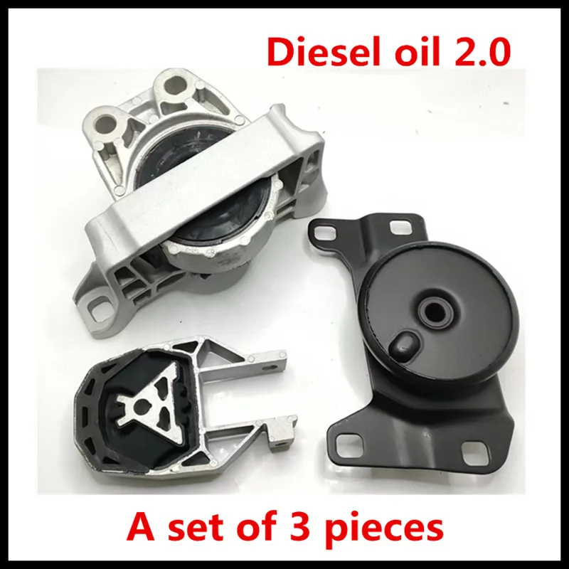 3 pcs Engine Mount For Ford Focus Diesel oil 2.0 5N5Z6068A CV6Z6068A 8M5Z6038A