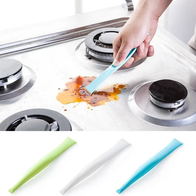 

Kitchen Bathroom Stove Dirt Decontamination Scraper Opener Cleaning Scraper Crevice Stain Removal Shovel Scraper Randomly Color