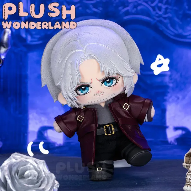 20cm Devil May Cry 5 Vergil Plush Figure Anime Plushie Dress Up Cotton Body Doll Holiday Gift Collection Peluche