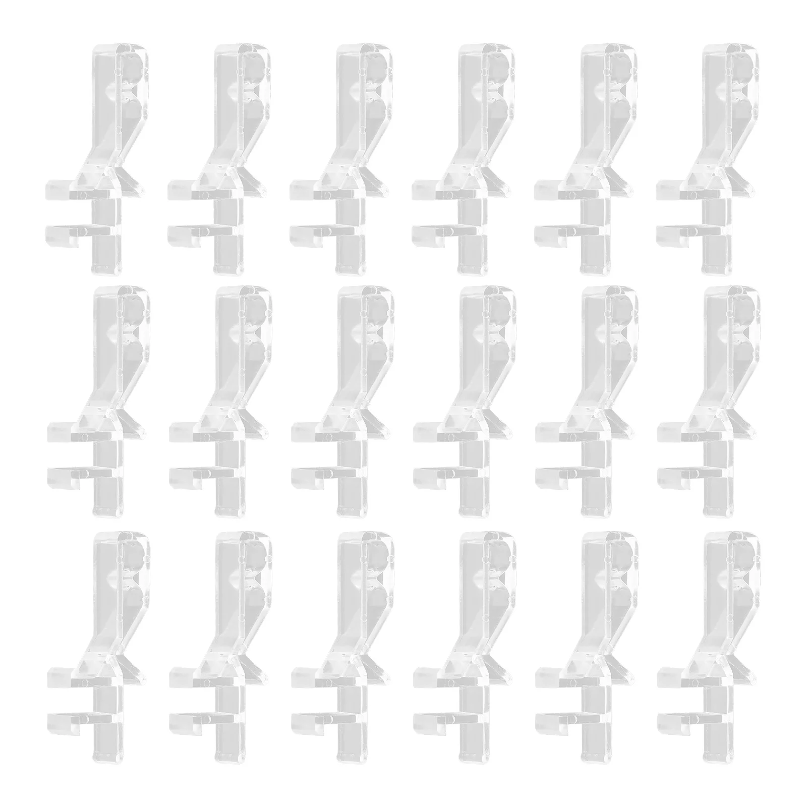 

20 Pcs Blind Clip Hardware for Mini Blinds Channel Cover Clips Replacement Hold Valances Vertical Hidden Fixers