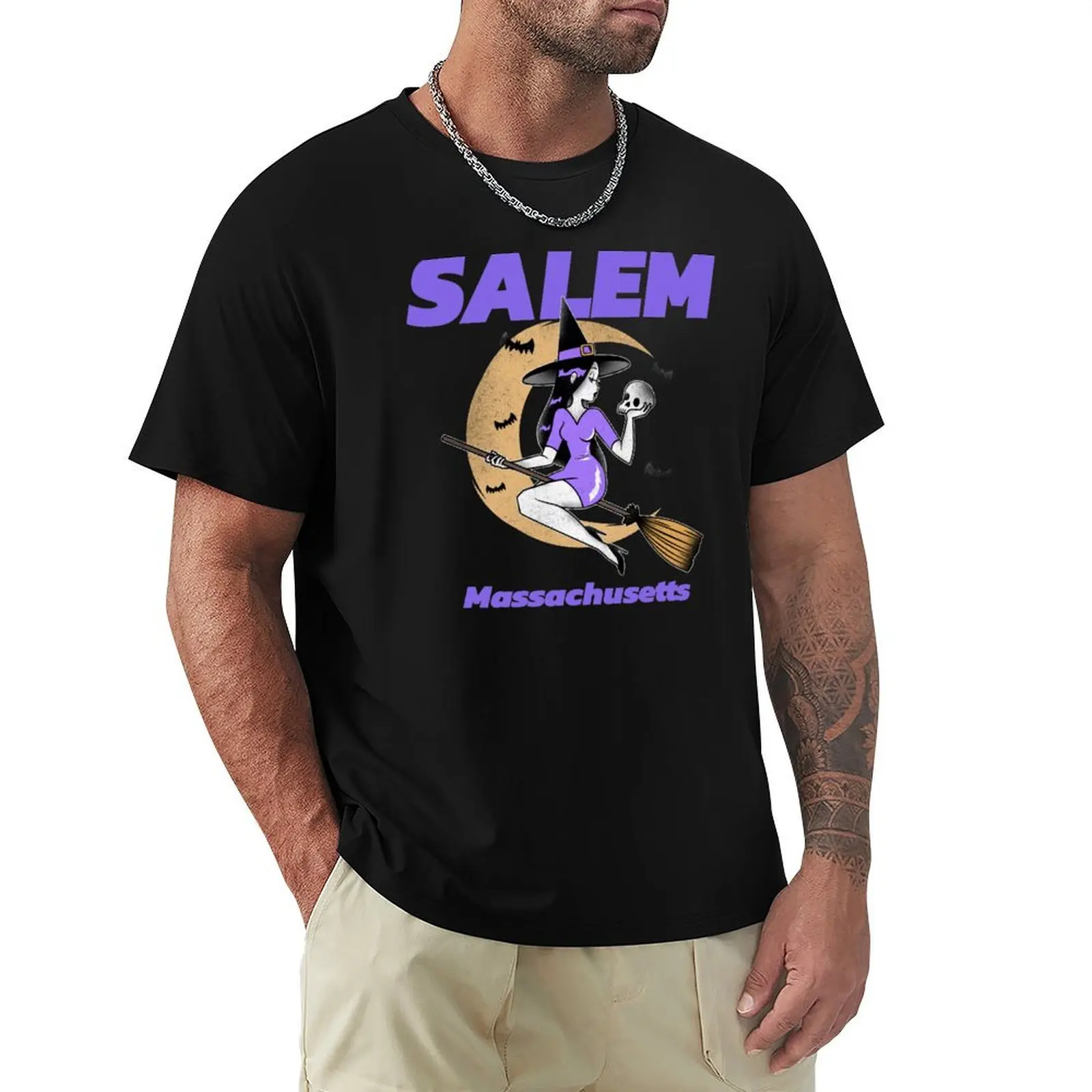 

Salem Ma T-Shirt Blouse Funny t-shirt mens white t shirts