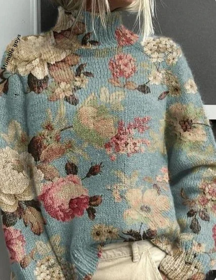 

Ladies Autumn Winter Sweater Fashion Casual European American Style Warm Soft Christmas Santa Hoodie Deer Print Knit Top