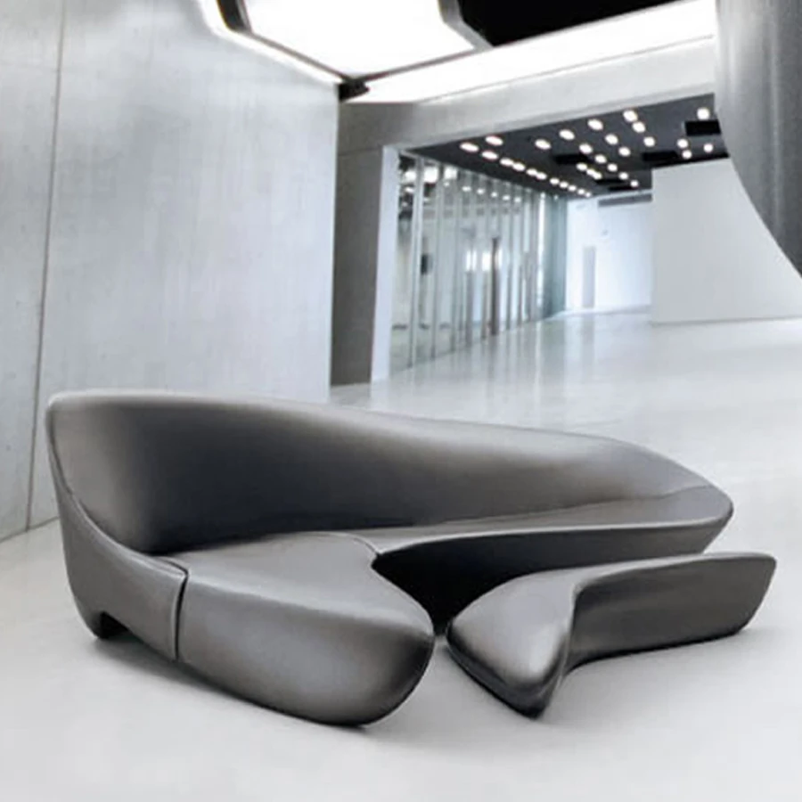 

Unusual Shapes Modern Italian Sofa Combination Moon System Sofa Luxury Living Room Home Furniture Sets