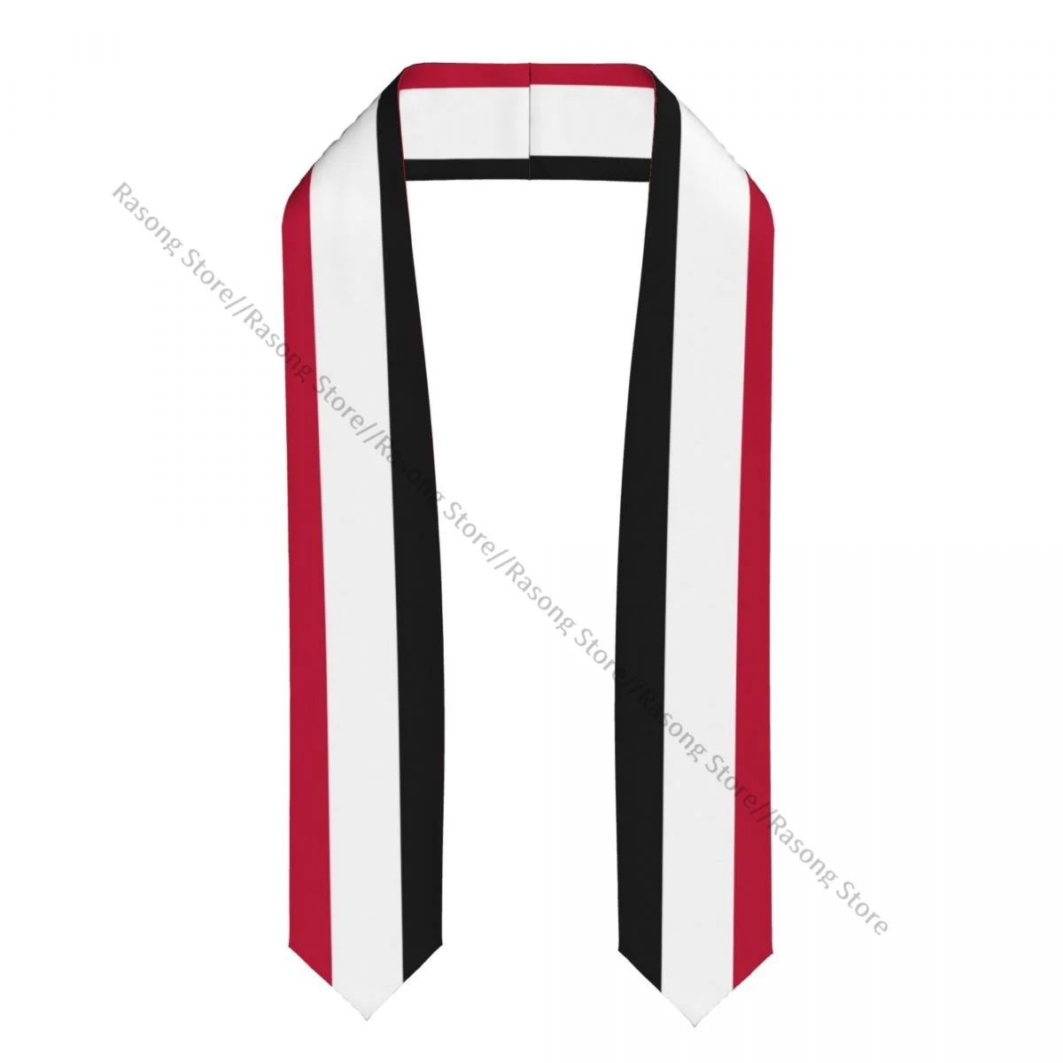 Yemen Flag Unisex Adult Graduation Stole Shawl for Academic Commencements Celebration Uniform