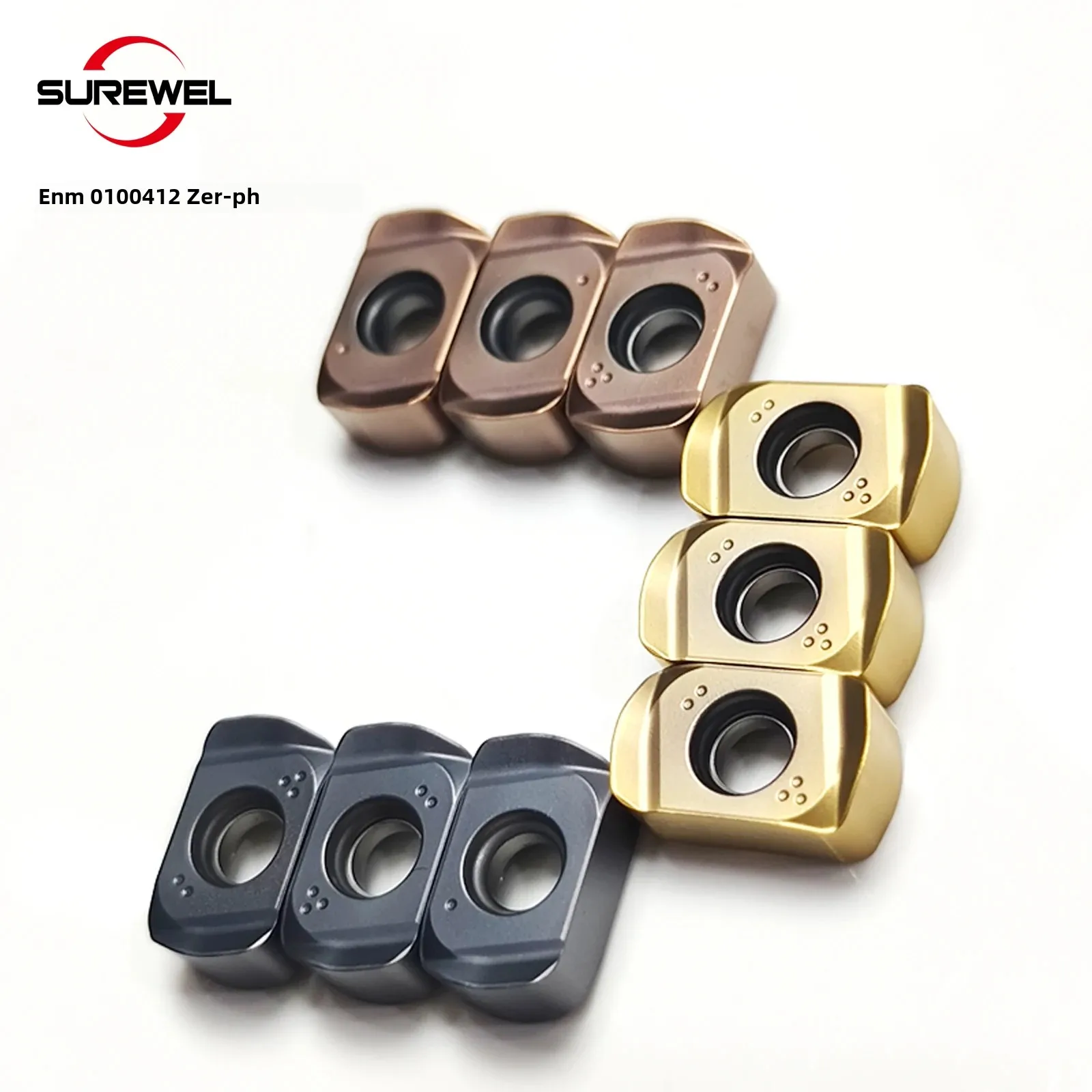 ENMU100412ZER Double Face Cutter Carbide Fast Forward to Milling Inserts Thread Head MXG Stainless Steel Casting CNC Tools