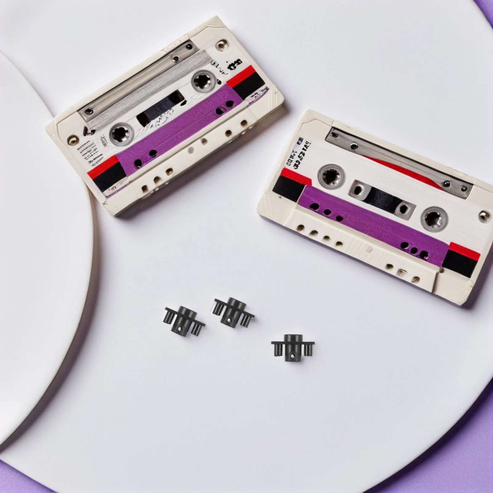 

20Pcs Wireless Microphone Antenna Plastic Base Mic Replacement Antenna Mount Stand for Receiver Repair Parts Stage Karaoke Audio