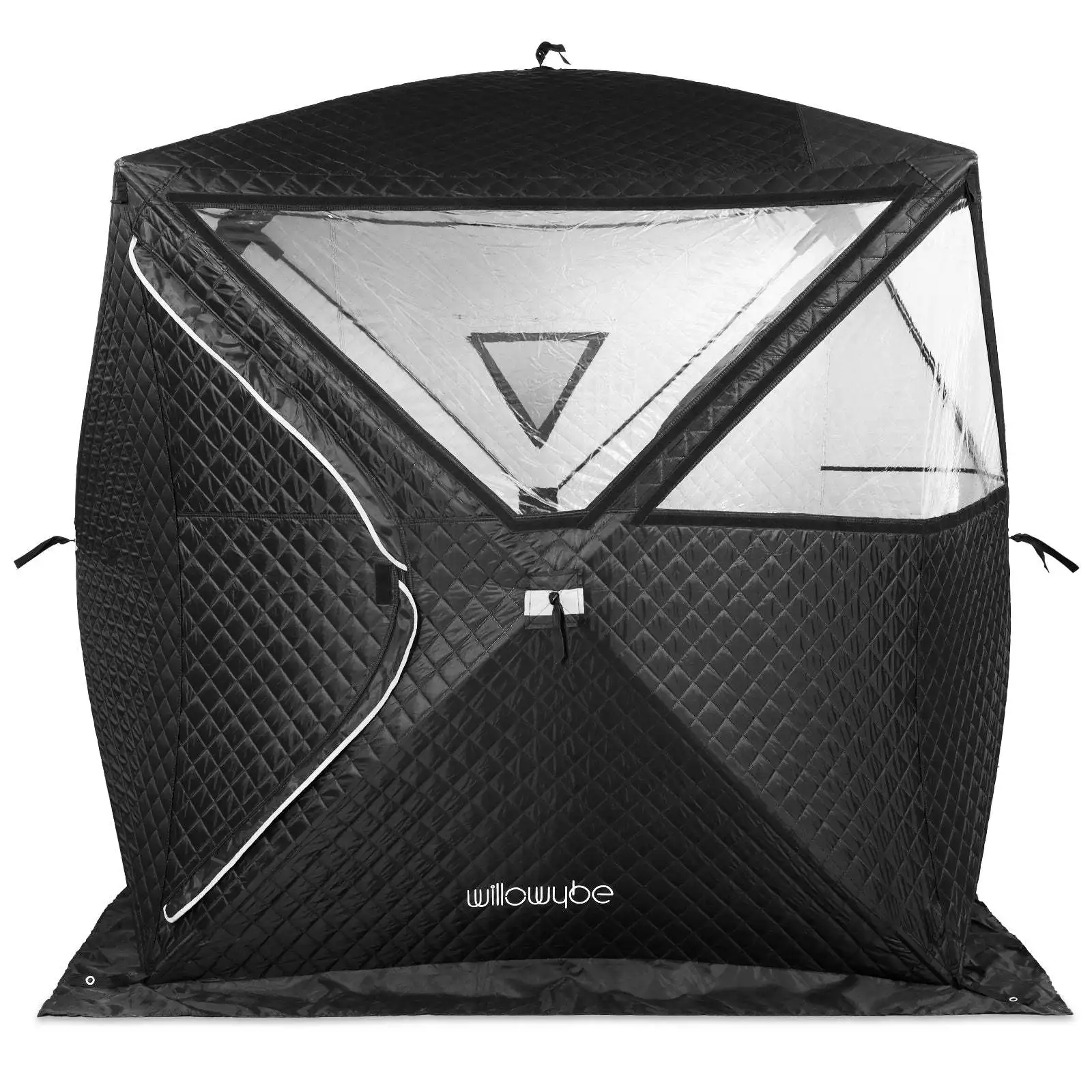 

Sauna Tent - Outdoor Steam Bath Camping Windproof and Warm Thick Tent. Easy To Pack and No Need To Set Up A Tent. Camping Tent