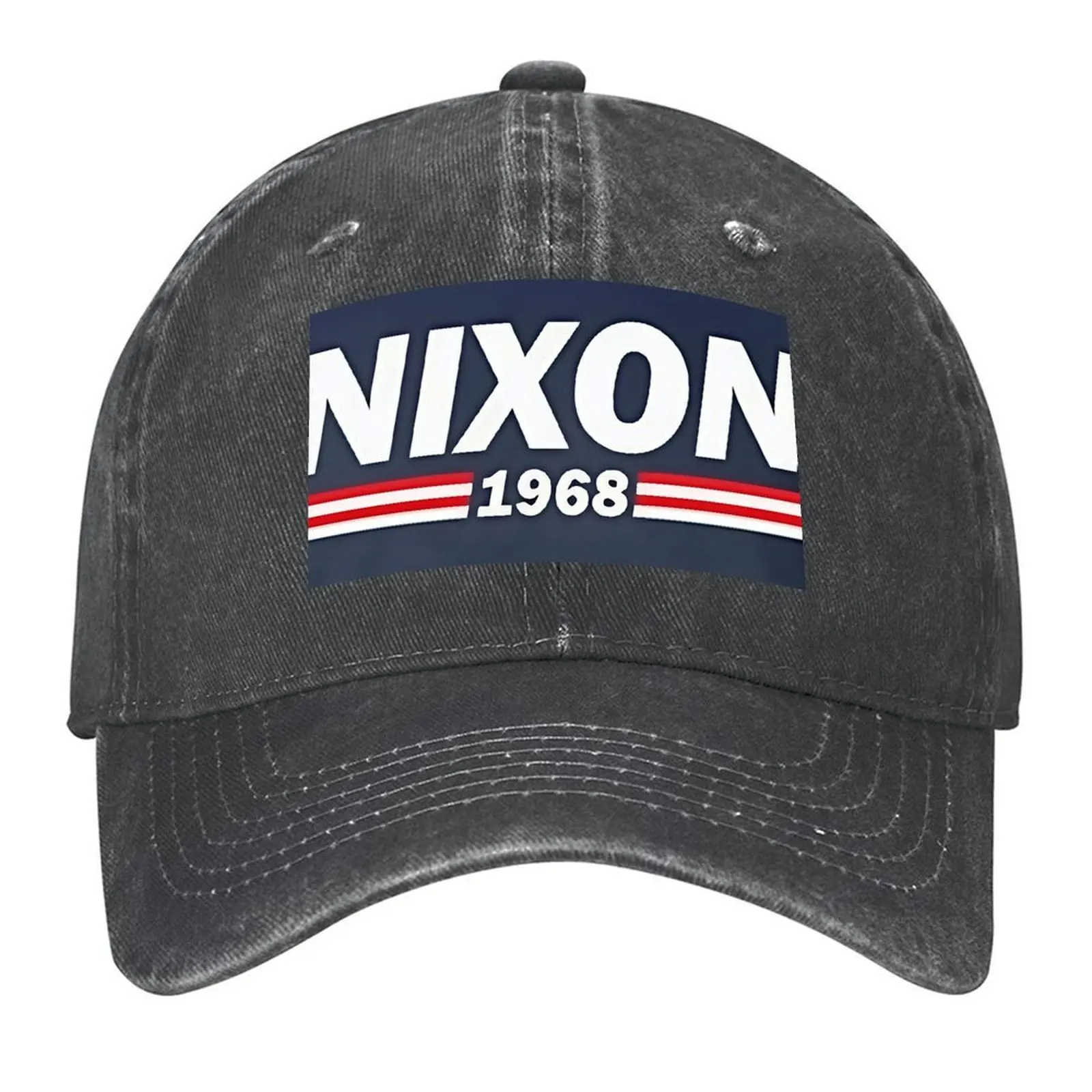 

Nixon 1968 Logo Baseball Cap Streetwear Golf Hat Man Beach Custom Cap Men's Baseball Women's