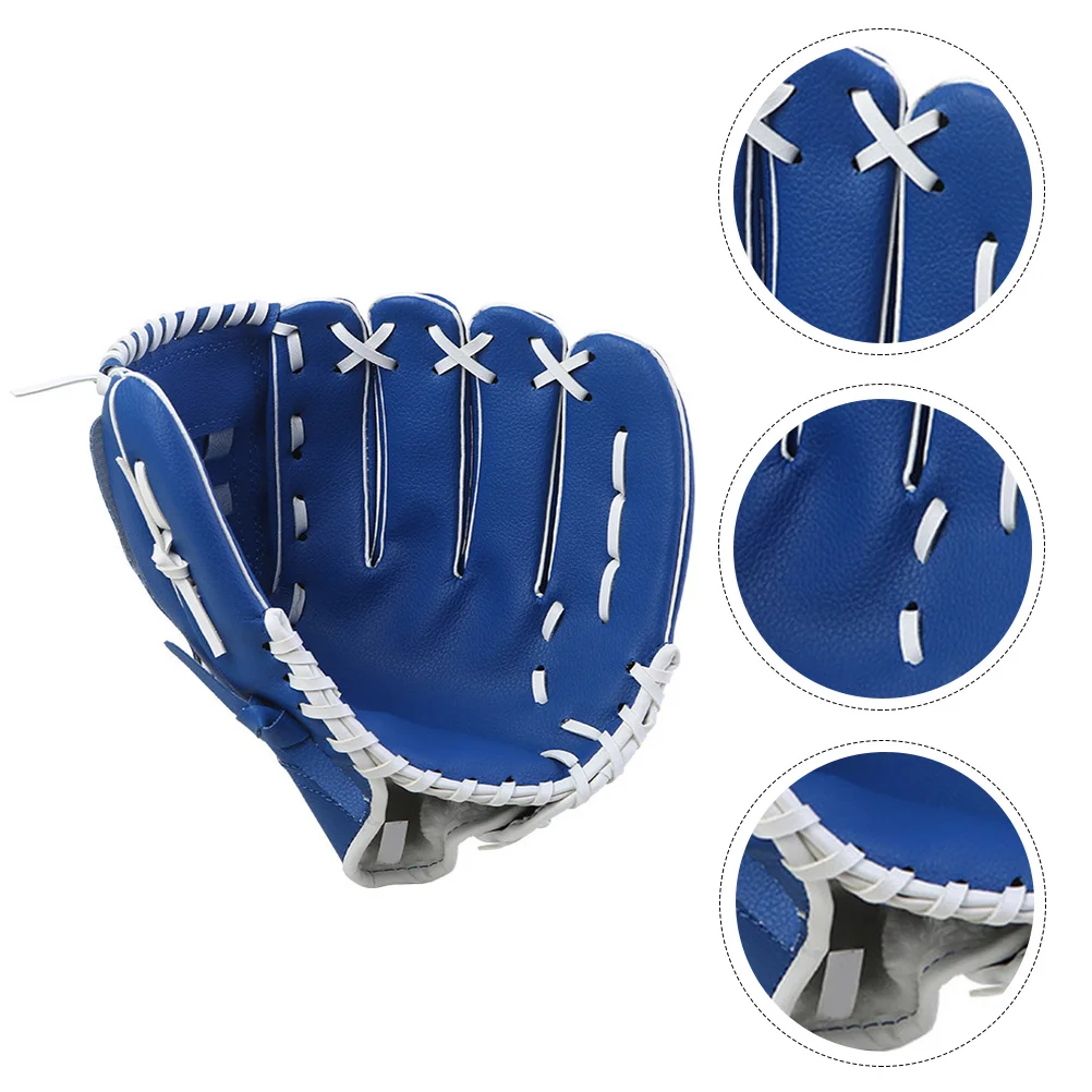 

1Pcs PU Baseball Glove Durable Softball Glove Lightweight Beginner Pitcher Infielder Comfortable Anti-Slip Shockproof