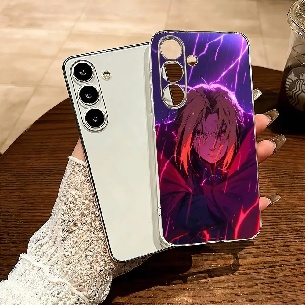 

Fullmetal-l Alchemist-t Edward Phone Case Transparent Silicone Soft For SamsungA10,12,20,21S,30,31,40,50,51,52,70,71
