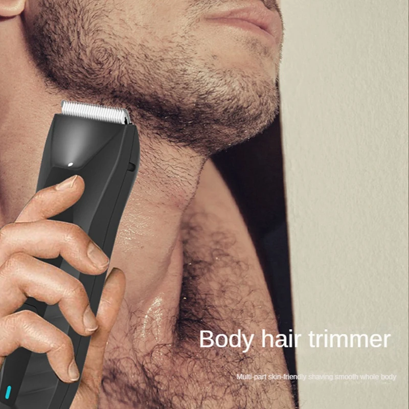 Aparador elétrico do cabelo para homens, Body Groomer, Barbeador De Barba, Clippers LED