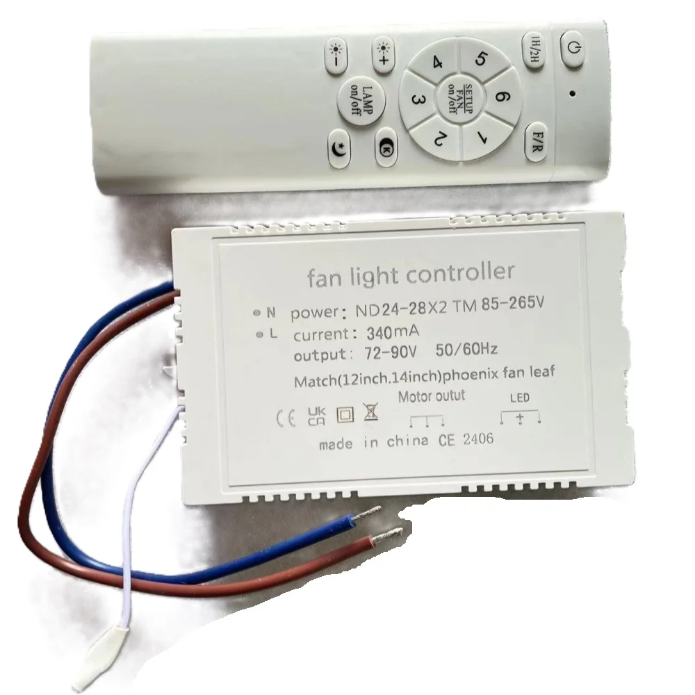 Sterownik LED Nieizolacyjny transformator oświetleniowy 240 mA/ 280 mA/ 340 mA Zasilacz z pilotem ściemniania