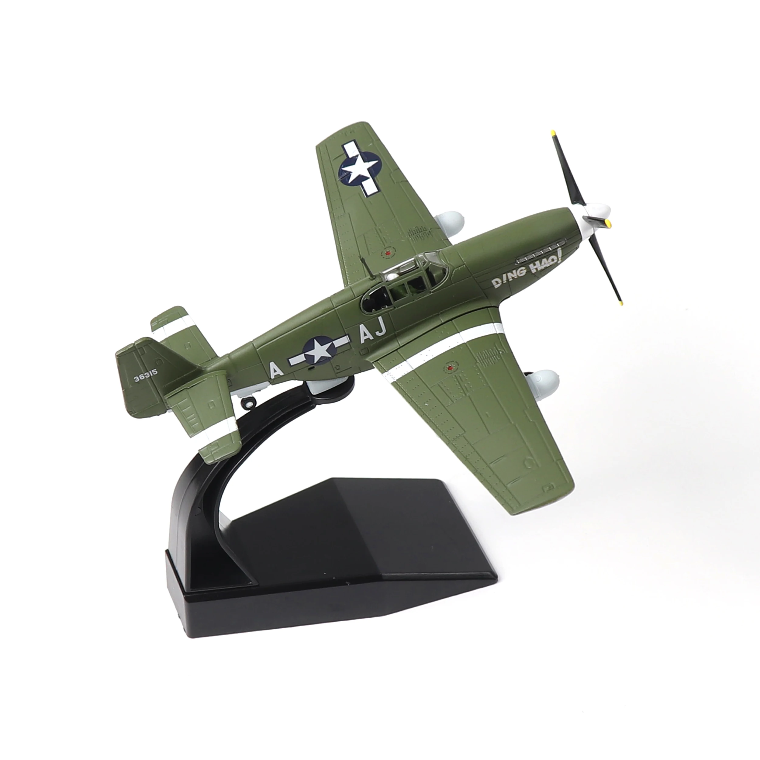 

Модель истребителя NUOTIE 1/72 P51-B Mustang Classic Fighter из литого металла с подставкой, готовая к экспозиции и в качестве подарка