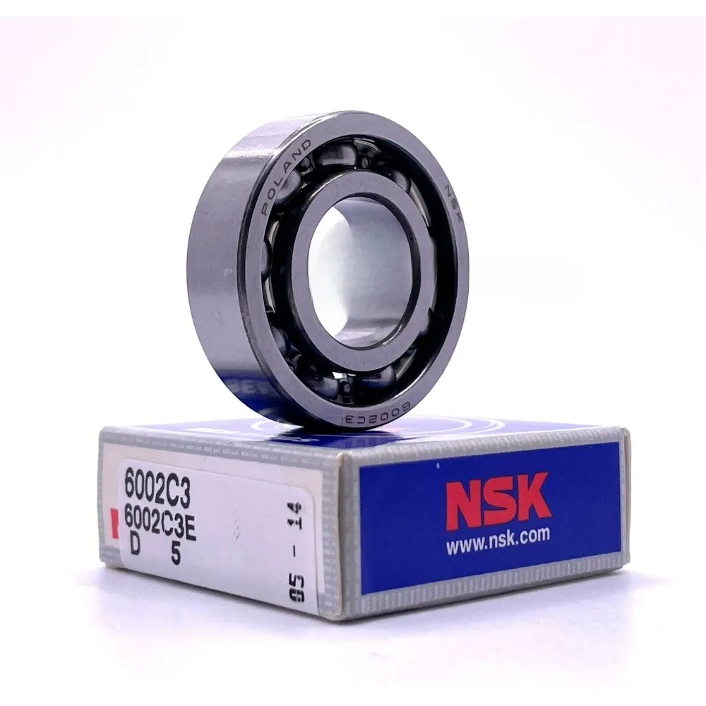 NSK 6002 C3 Open NO SEALS Deep Groove Ball Bearing 15x32x9mm