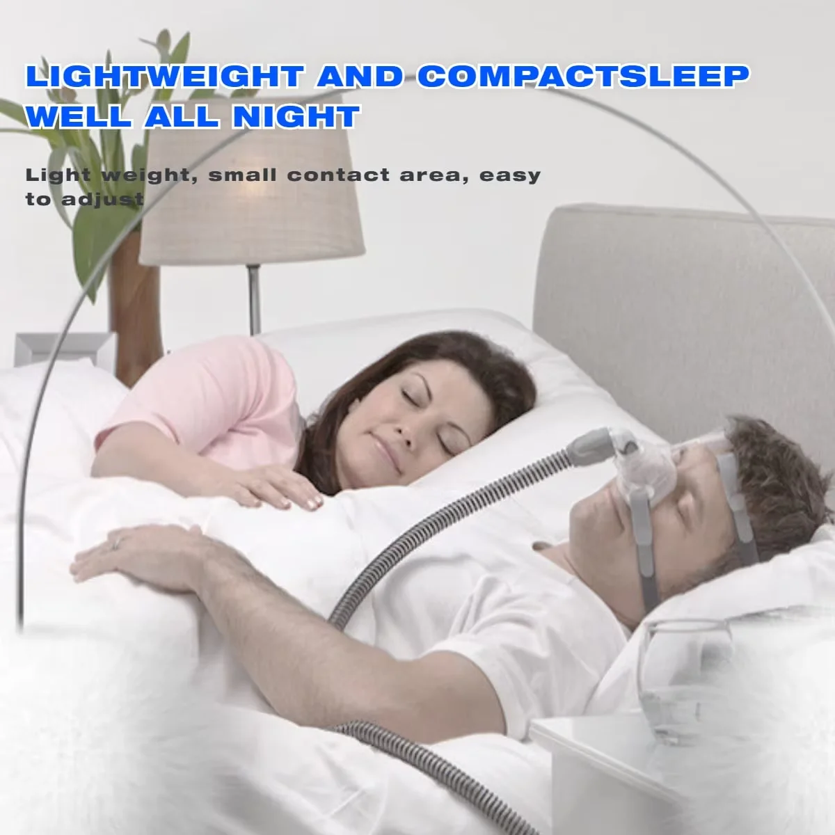 

Назальная маска Resmed Mirage FX для сна CPAP Вспомогательная домашняя назальная маска, включая трубку с рамой головного убора