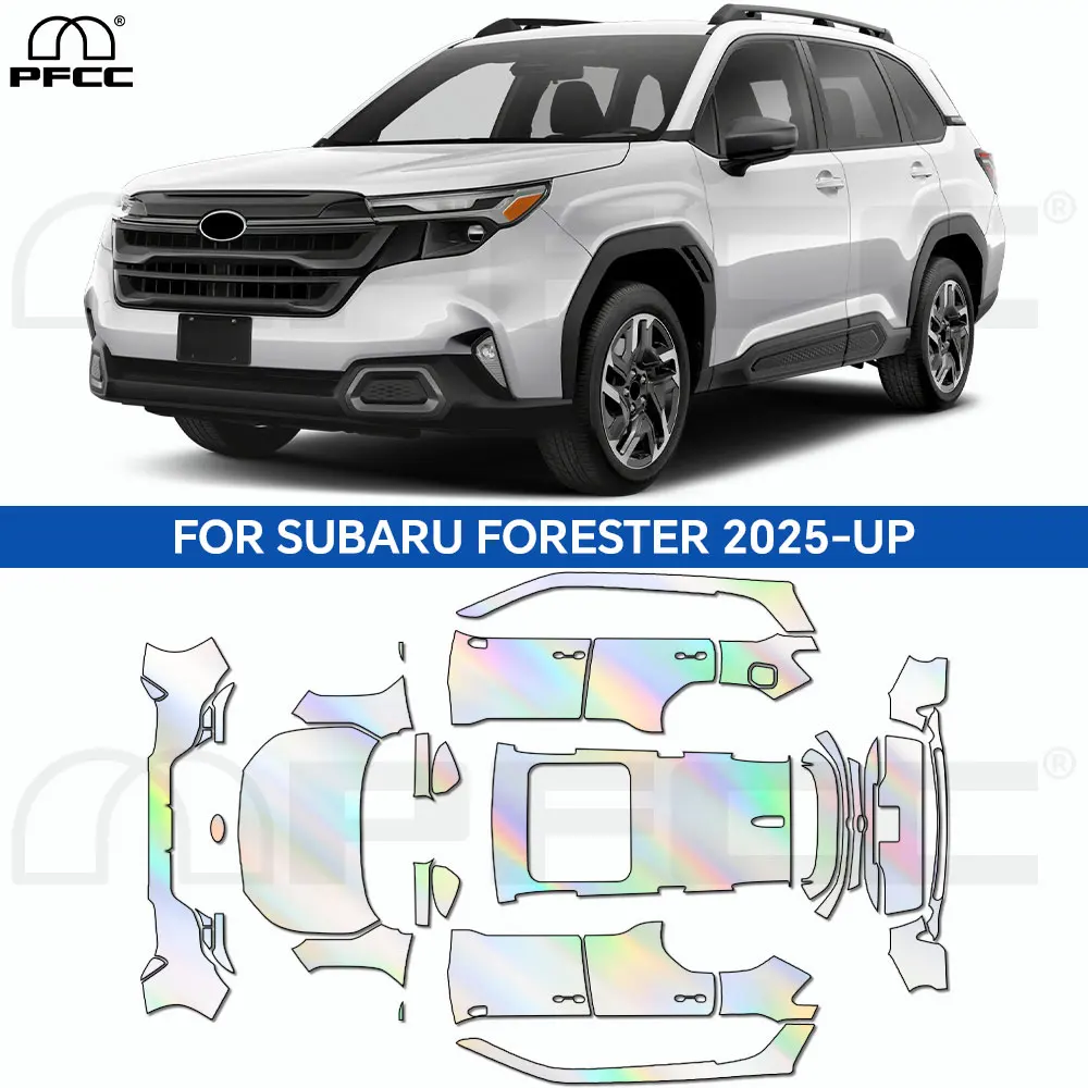 

Автомобильные аксессуары на заказ для Subaru Forester 2025-UP, предварительно вырезанная защитная пленка из ТПУ для краски, ультра прозрачная автомобильная пленка против царапин