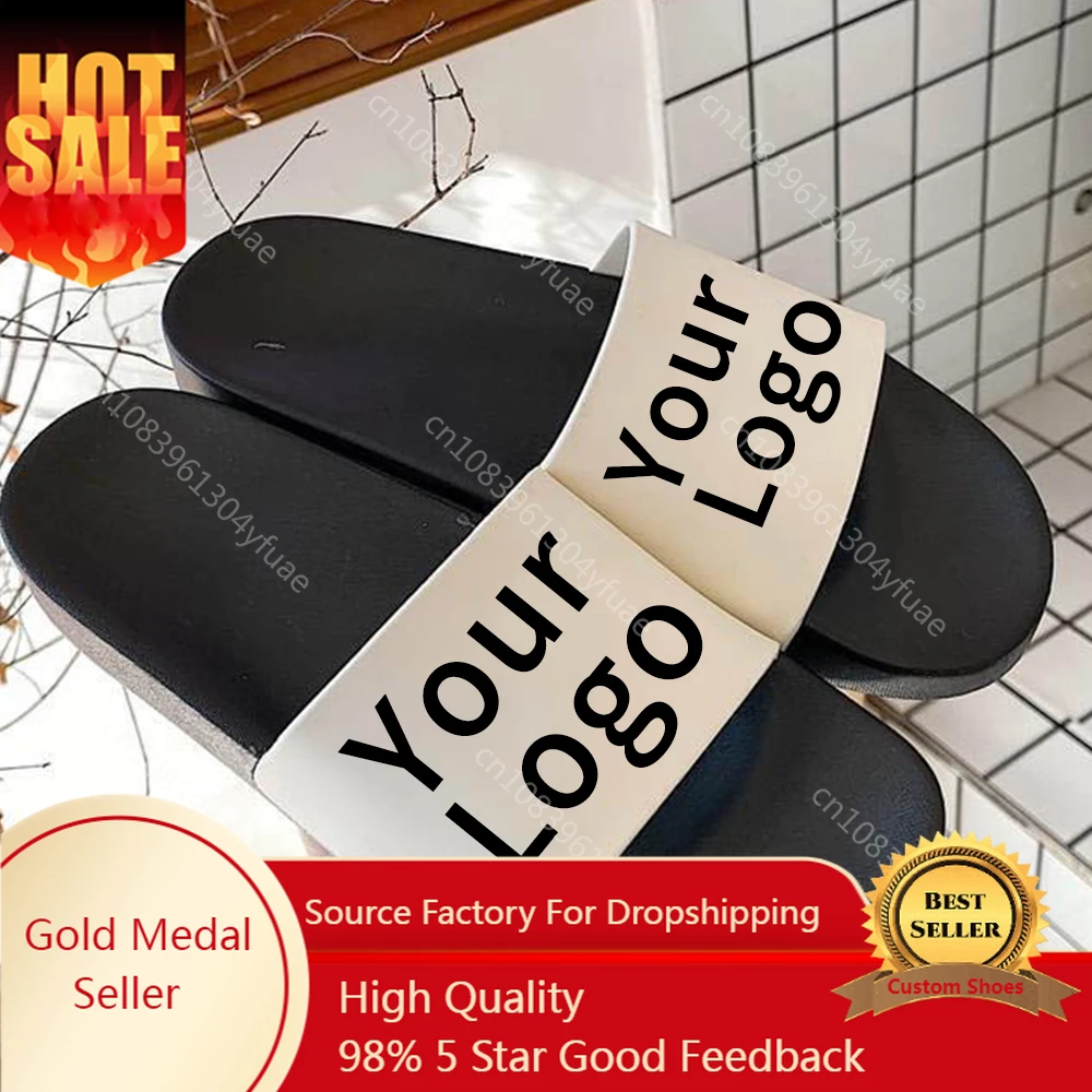 Women Slippers Personalized Slide Shoes Customize Photo Slippers Custom With Logo Women Summer Slippers  Indoor Eva Shoes