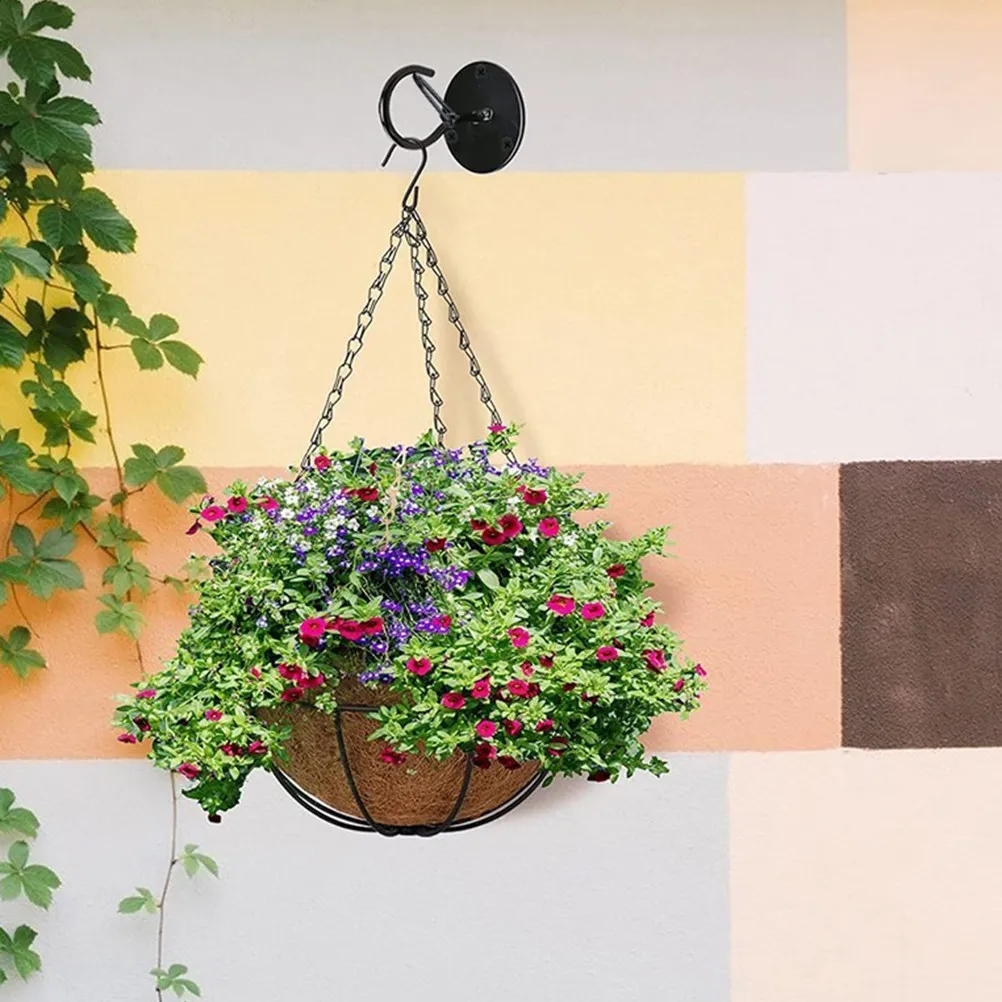 

2Pcs Ceiling Plant Hooks Heavy Duty Hanging Hooks for Flowerpots Lanterns Bird Feeders Sturdy Plant Hangers Indoor Outdoor