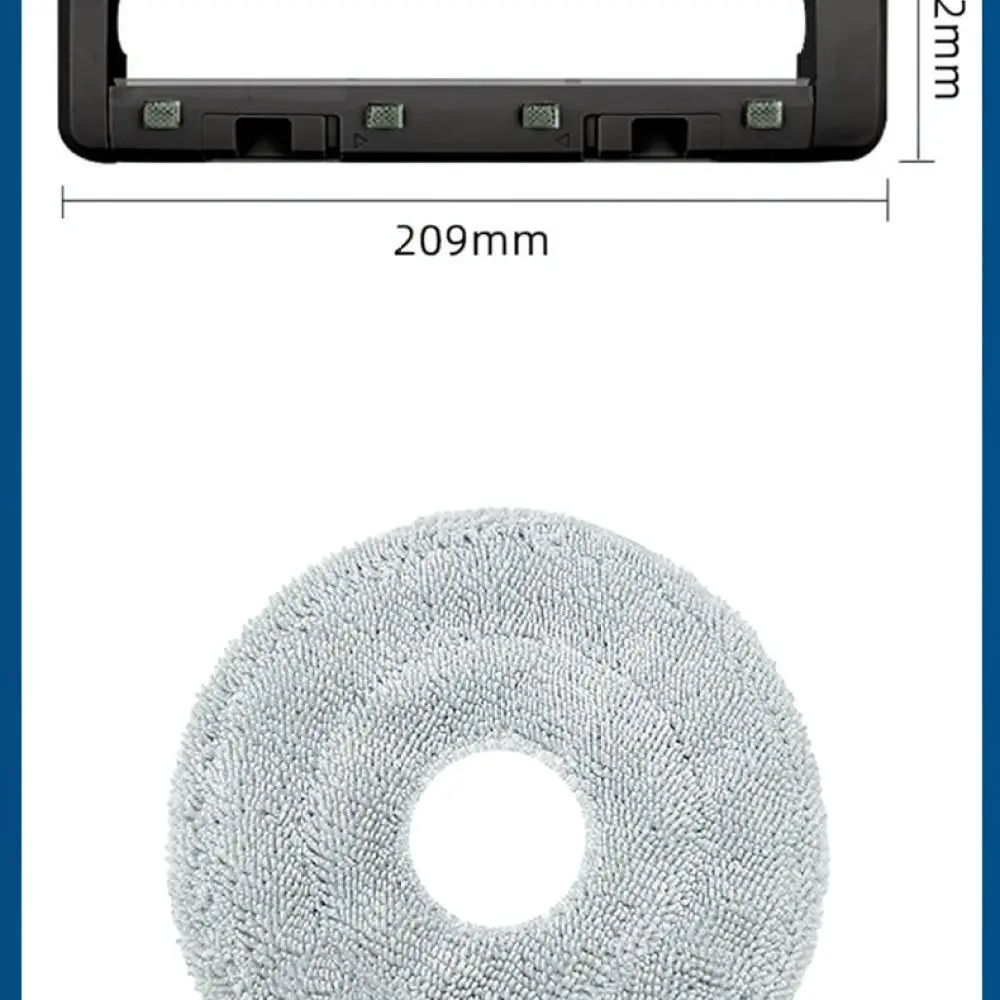 Cleaning Parts Set For Mijia H40 Robot Vacuum Main Roller Side Brush Hepa Filters Mop Cloths Vacuum Dust Storage