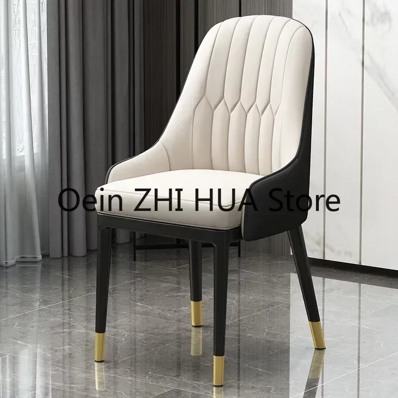 Nordic Chairs Bedroom Modern Dining Chairs Work Computer Comfort Banks Desk Dining Living Room Sillones Salon Home Furniture QF