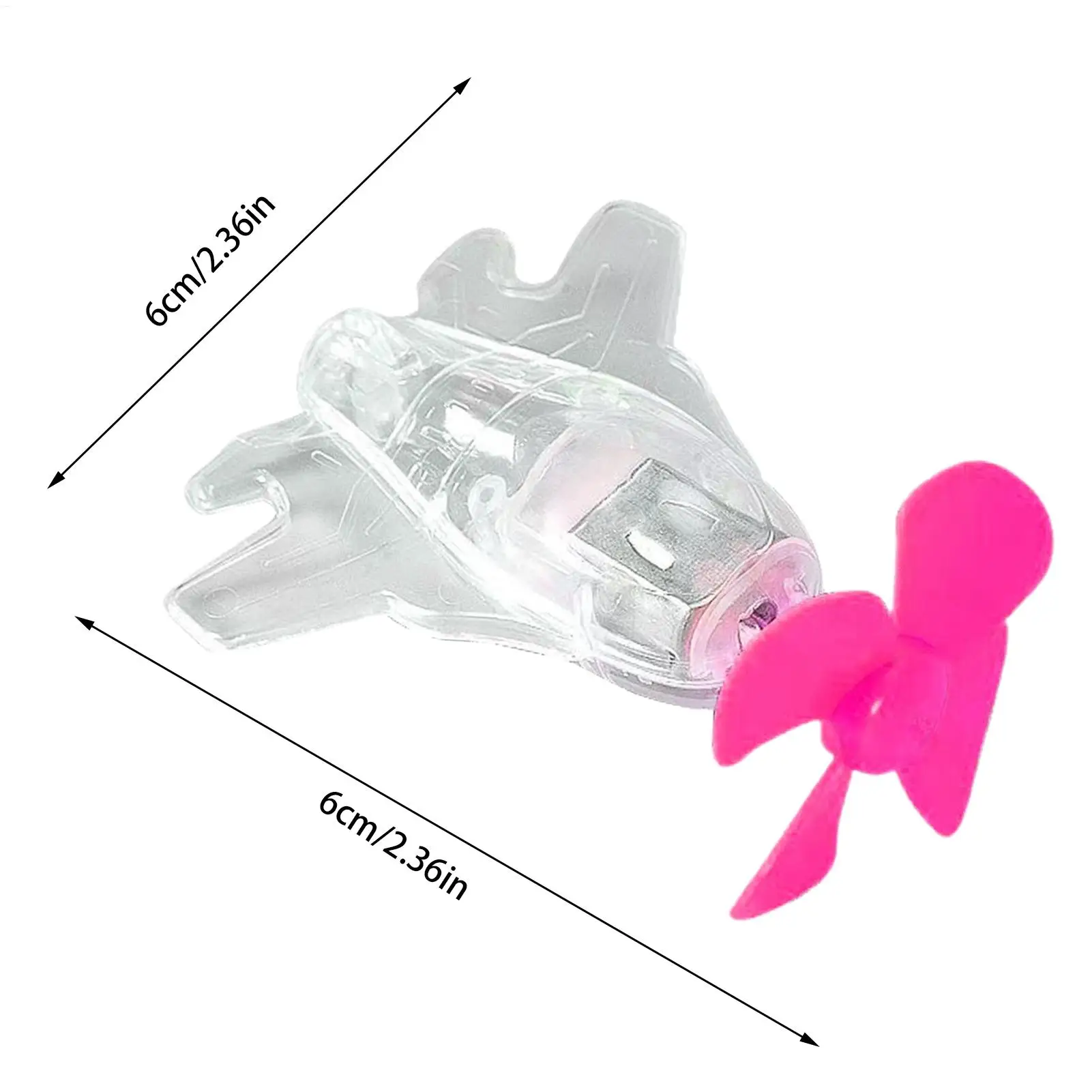 Bike Handlebar Wind Power Decoration Small Aircraft Motorcycle Handlebar Decorations With LED Lights For Motorbike Scooter