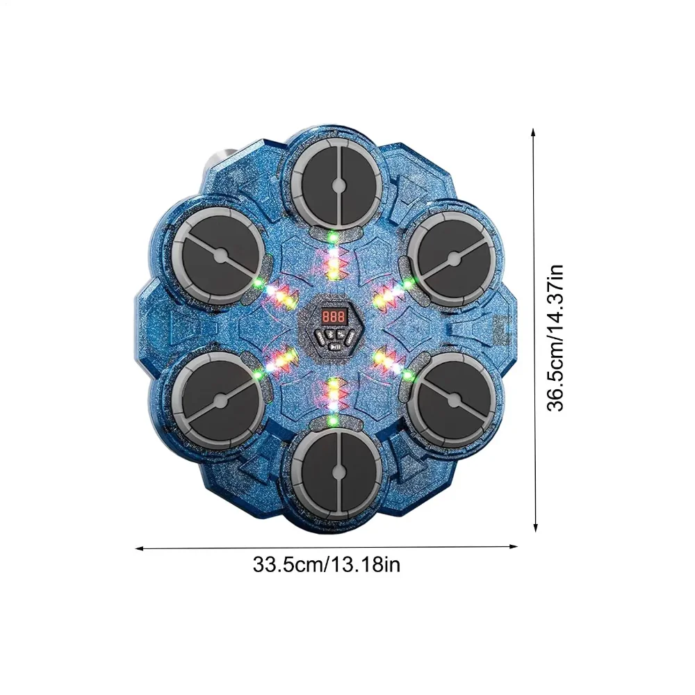 Intelligente muziekbokstrainingsmachine Bluetooth-compatibel met 2-5 lichtmodus voor reactie van bokssporten
