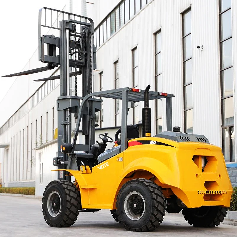 Manufacturer Articulated Diesel Off Road Forklift All Rough Terrain Forklift customization