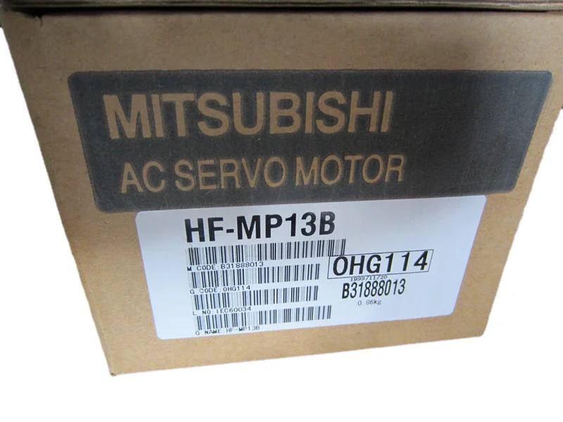 Original new Japan ac servo motor 100W HF-MP13B with brake