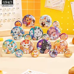 Official INHUMAN Fabulous Beasts Animal Pastry Party Badge Brooch Pin Bag Accessories Anime Cosplay Cute Gift