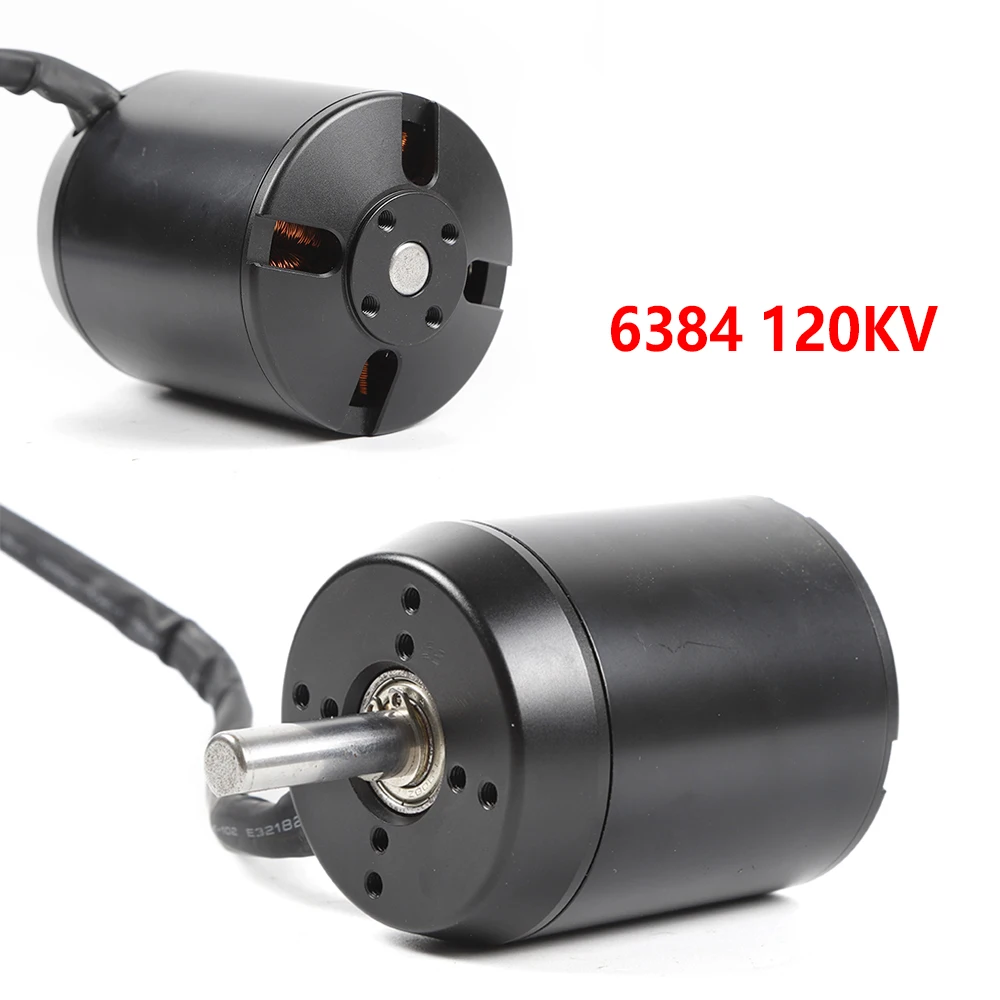 Moteur électrique sans balais 6384, moteur sans balais 120KV, moteur sans balais pour scooter électrique, scooters électriques, voitures à dérive