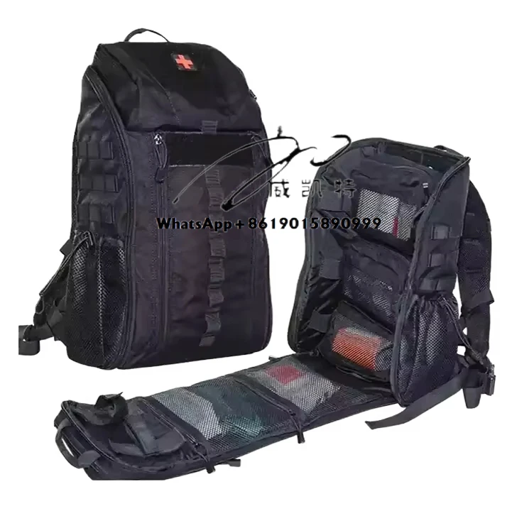 

Unisex Outdoor Tactical First Aid Kit Backpack with External Frame for Travel Camping Survival and Hunting