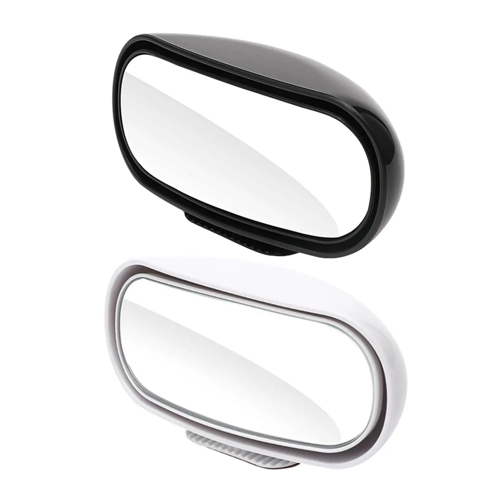 Car Side Blind Spot Mirror 360 Degree Wide Angle HD Glass Convex Rear View Mirror Adjustable Rotation Stick on for SUV Truck
