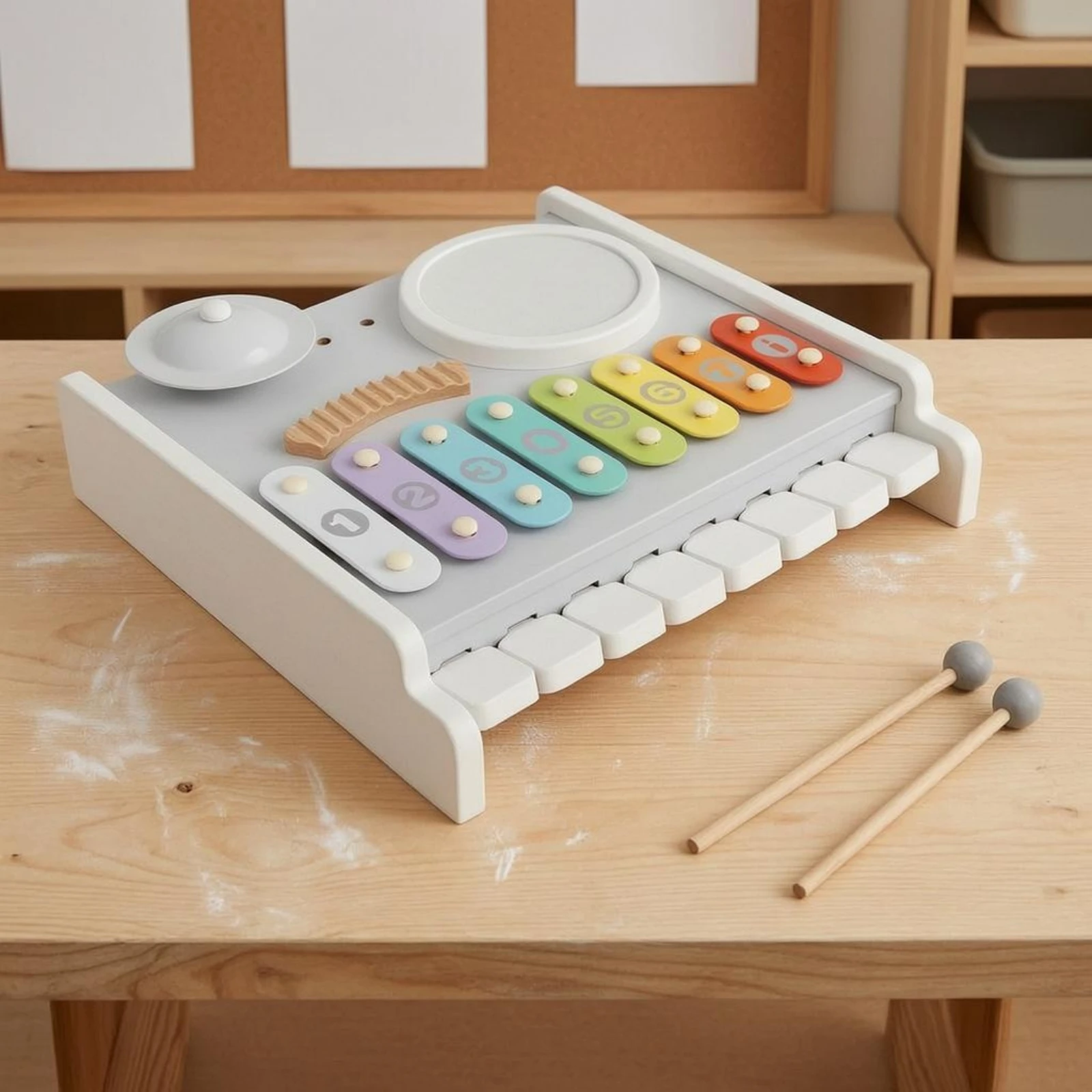 피아노 실로폰 드럼 장난감 포함 마렛 포함된 실로폰 장 - Kids Toys Xylophone 리뷰 및 가격