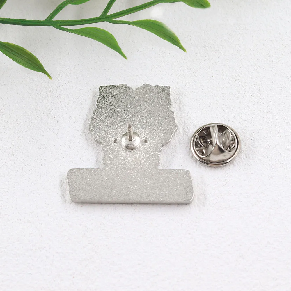 Lustige Straußenkopf-Brosche, angeblich mit Text, klassisches Comedy-Accessoire, Metall-Reversnadel, humorvolles, personalisiertes Accessoire, Geschenk – Detail 3