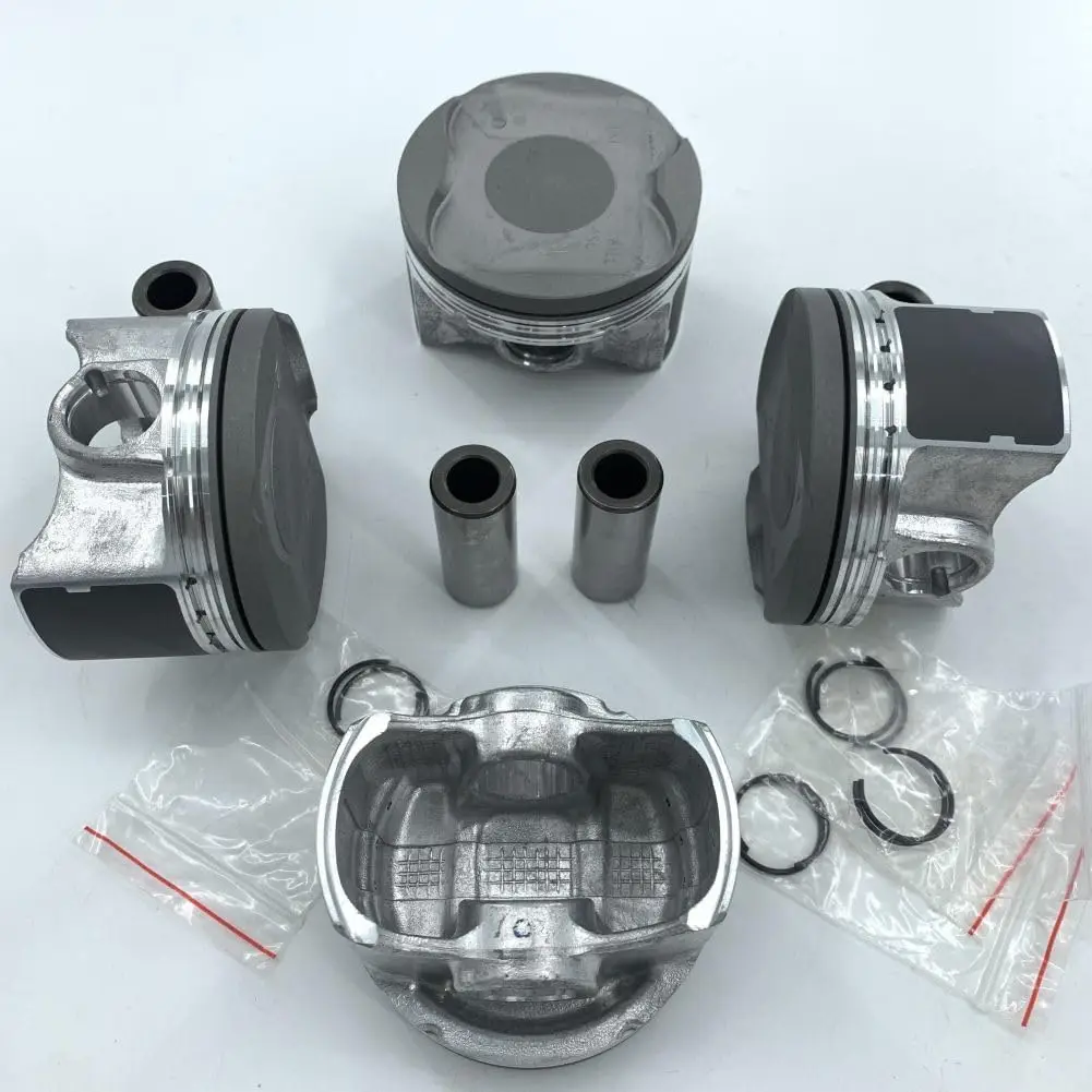 

4pcs PISTON 13101-37081 13011-0T020 1310137081 130110T020 for TOYOTA Carolla1.6 1ZR-FE 1ZR 80.5mm