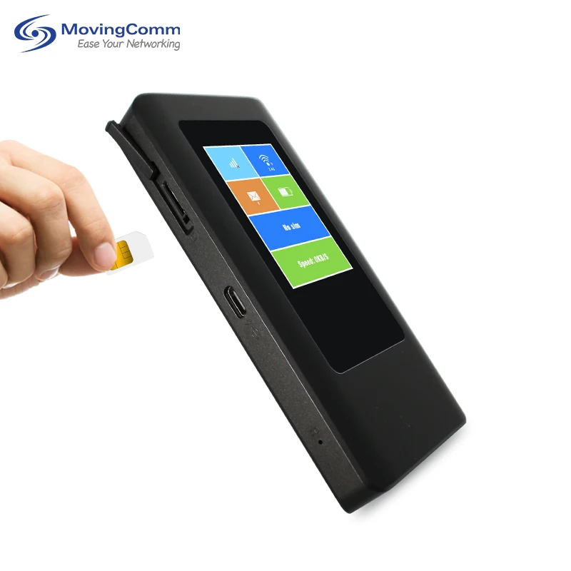 โมเด็มฮอตสปอตพกพาขนาดเล็กสำหรับใช้งานกลางแจ้ง รองรับ 5G NR Wifi 6 ไร้สาย 4G Lte Mifis Router แบบดูอัลแบนด์ Wifi 4G 5G Router