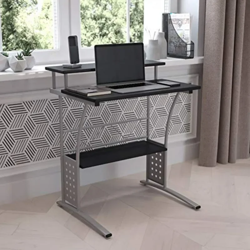

z DUTRIEUX standing desk adjustable Furniture Clifton Black Computer Desk, 28 Inch