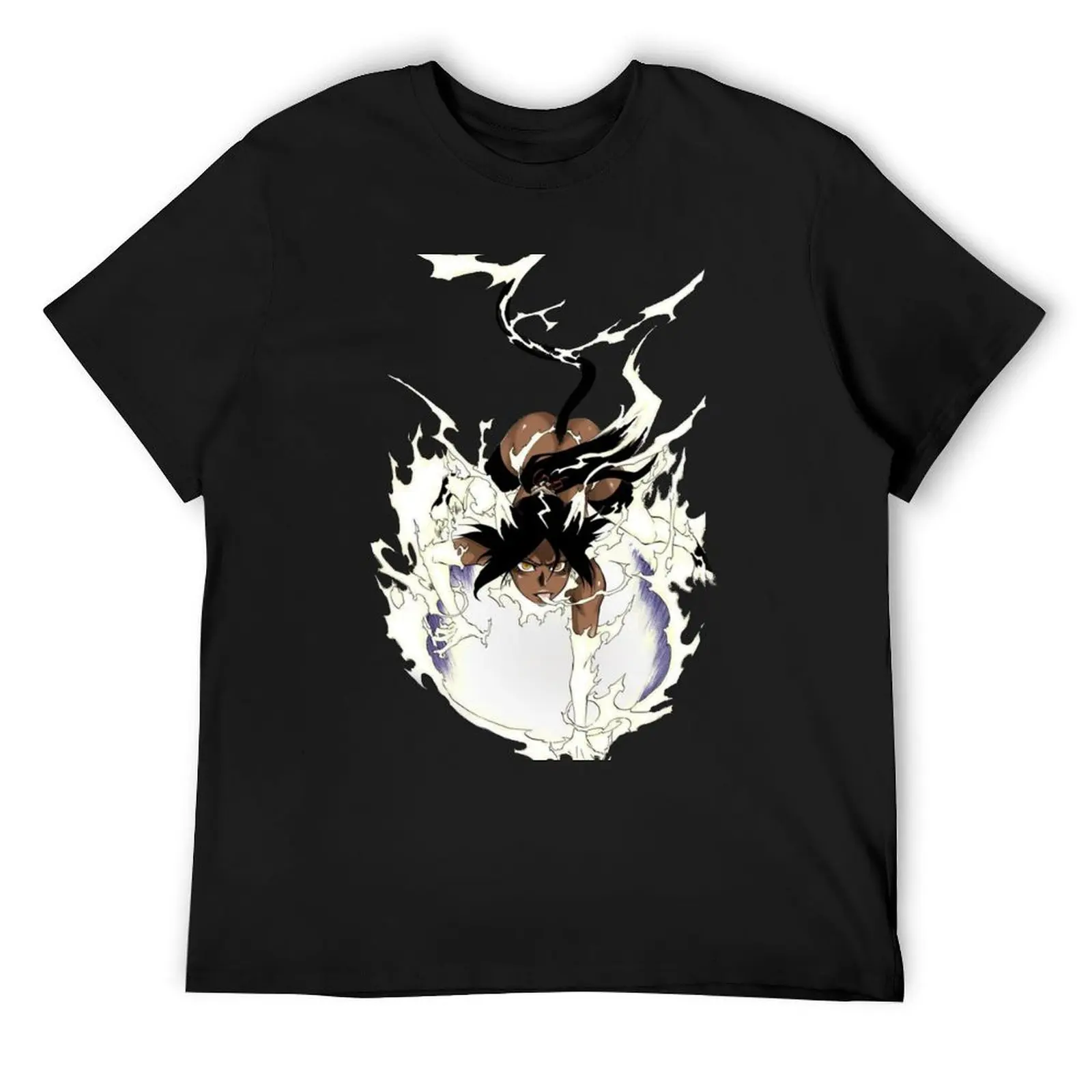 yoruichis bankai tybw T-Shirt anime oversized blue archive man t shirt Men's clothing