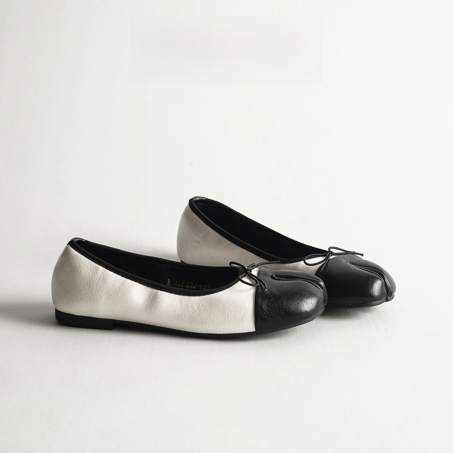 ballet-flat-shoes-women's-slip-on-flats-comfortable-commute-grandmother-style-knot-soft-split-toe-casual-shoes