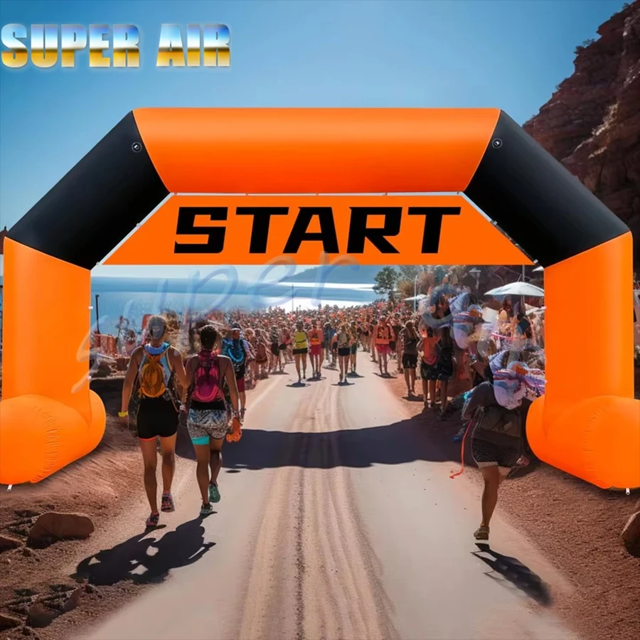 6mL Inflatable arch for sport events made in China finish or start line arch for running marathons
