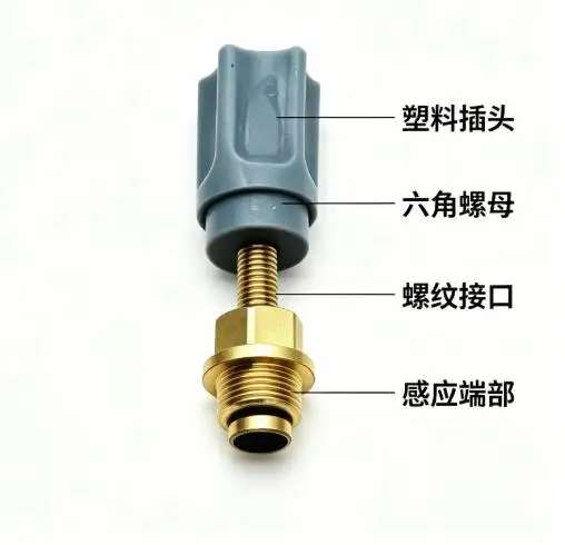 Brass Wall Mounted Boiler Water Replenishment Valve Switch 6.1x2.9cm Blue Gas Heating Furness Inlet Replacement Part For Home He
