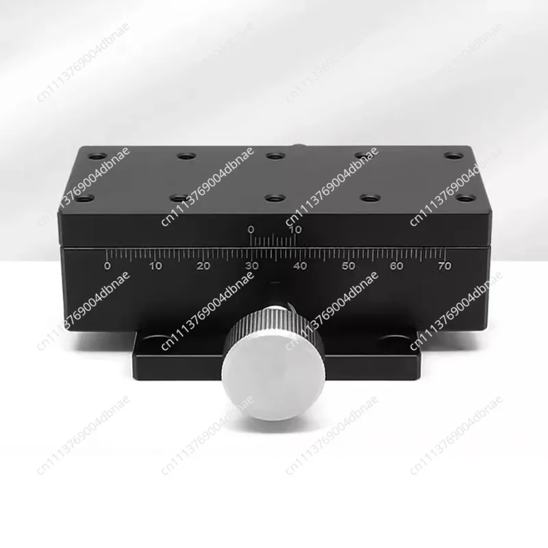LWX4090 Manual Linear Stage 40x90mm X-Axis Micrometer Adjustable Dovetail Slide with Gear Rack & Base Plate