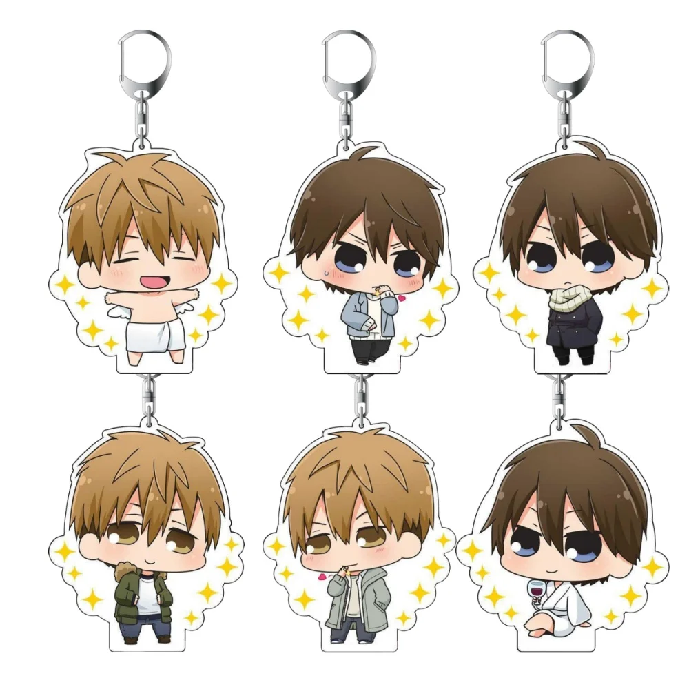 

Anime Fans Gifts Charm HD BL cartoon Q Edition Characters Dakaichi: Spain Arc Acrylic Keychain birthday present Series About6cm