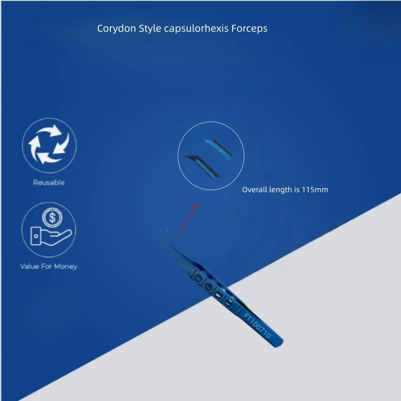 Oogtang en instrumenten Corydon Style Capsulorhexis-tang Corydon Straight