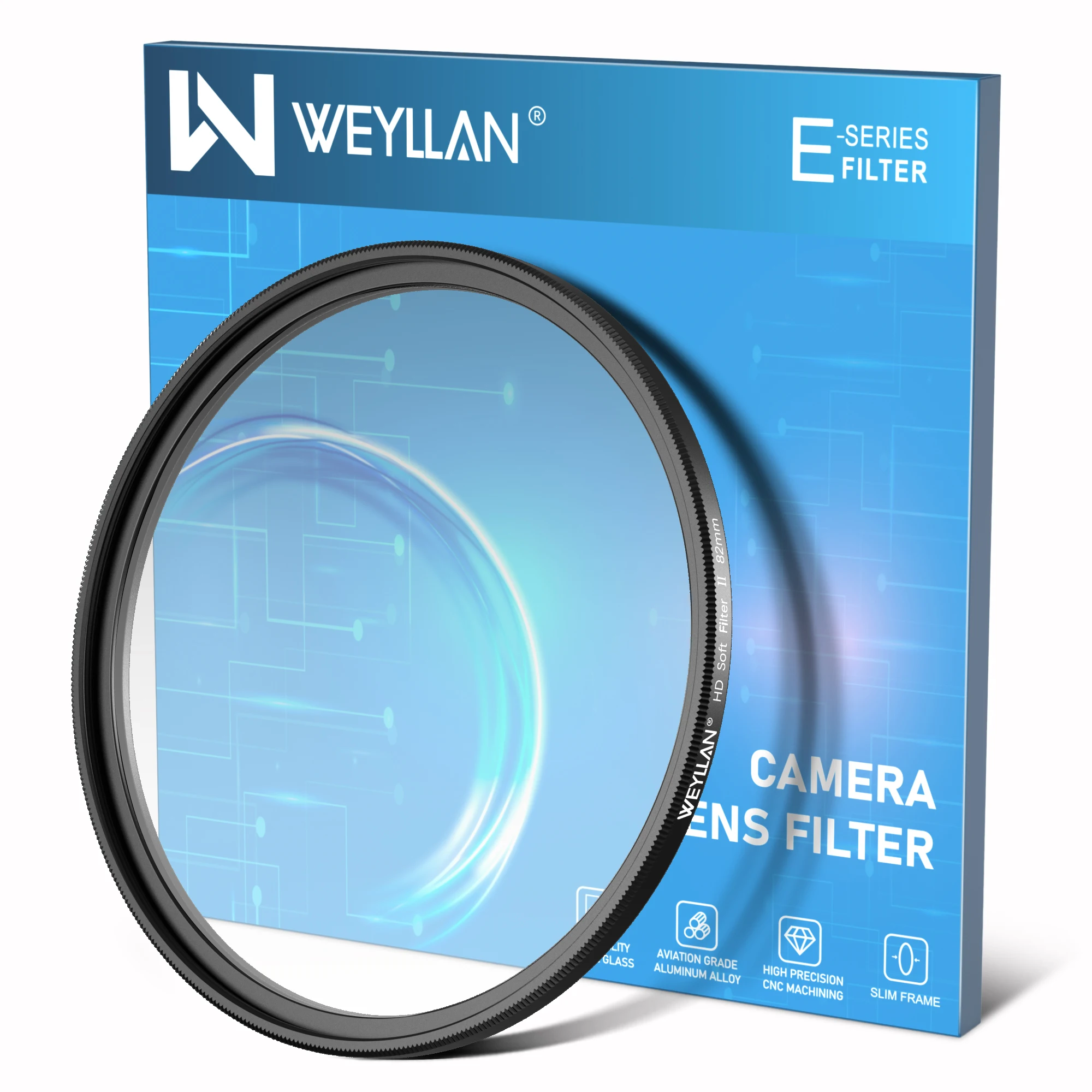 WEYLLAN White Soft Lens Filter 49mm 52mm 55mm 58mm 62mm 67mm 72mm 77mm 82mm for Camera Canon Nikon Sony Camera Lens Light Filter