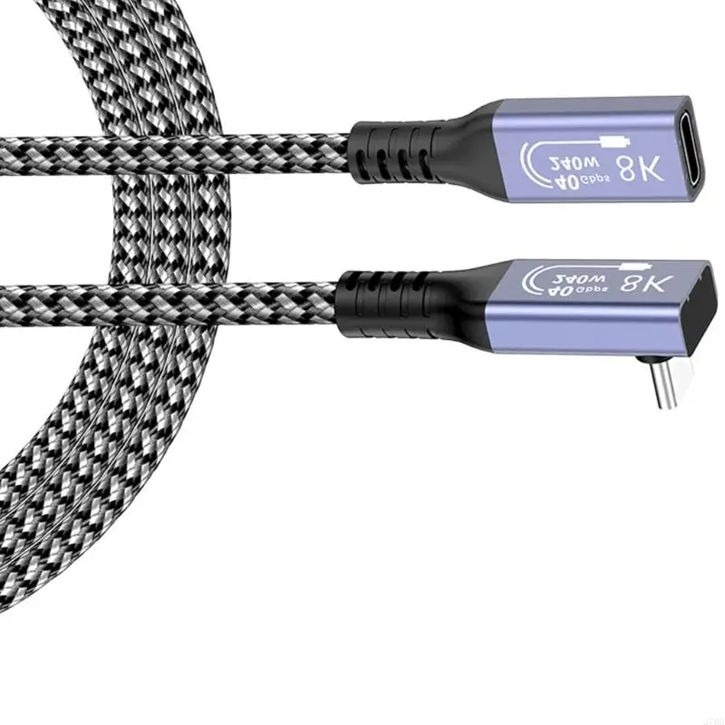 270B USB C Cable extensión 40Gbps Transferencia datos PD240W Potencia con soporte video 8k60Hz compatible para