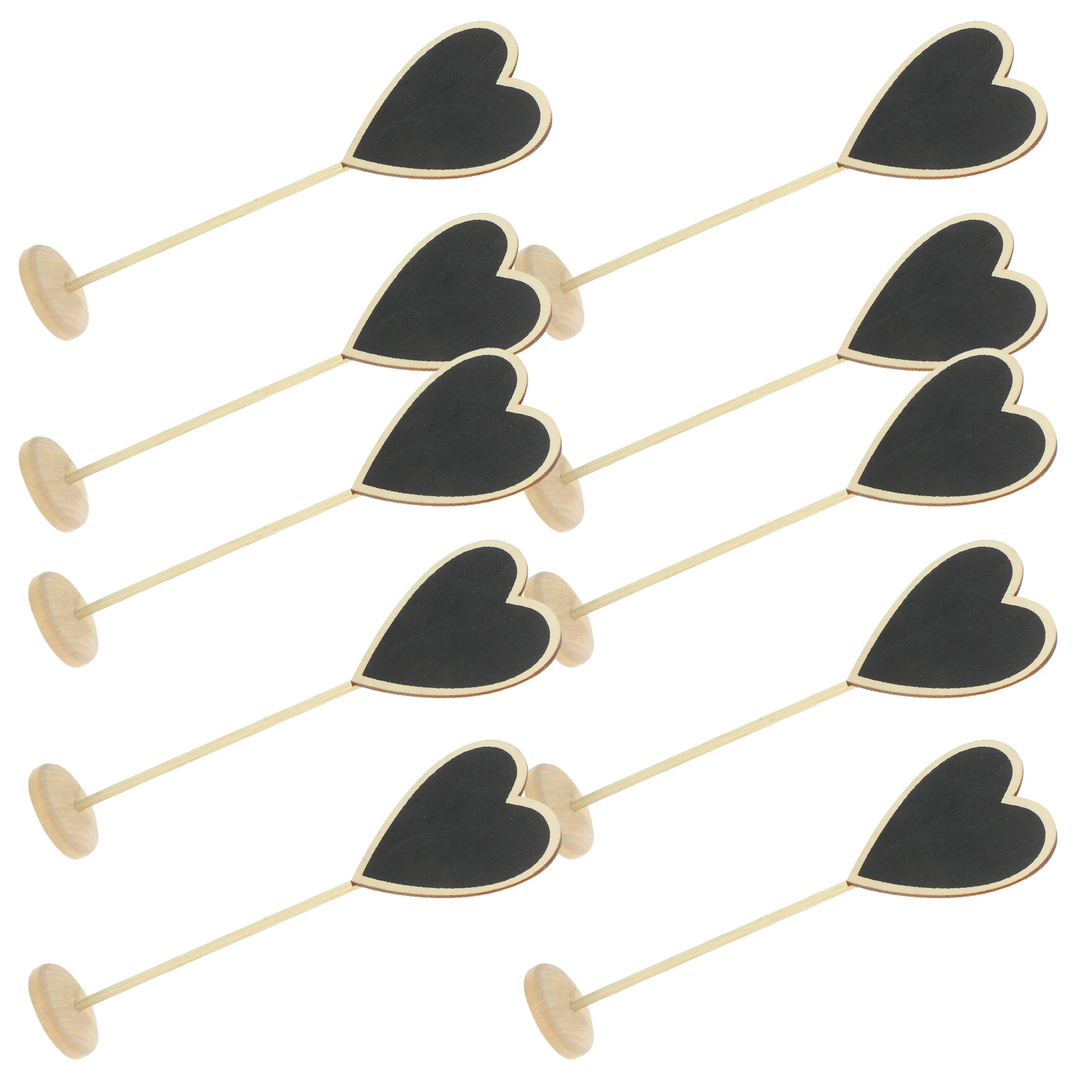 

12Pcs Small Announcement Boards Wooden Bulletin Boards Mini Letter Sign Board Home Decoration Office Use Creative Message Board
