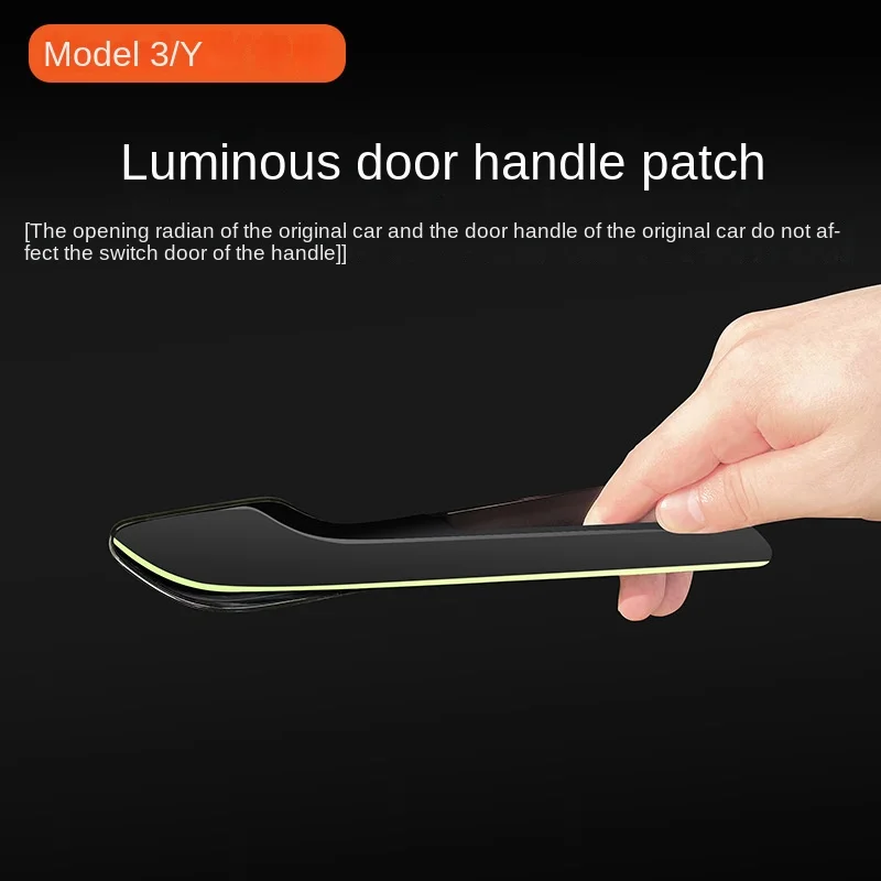 Apply Tesla Model 3 Y Carbon Fiber ABS Styling Premium Durable Accessories Model3 2023 Car Door Handle Cover Protector Sticker